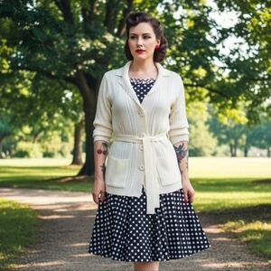 Vintage Futurama Belted Cardigan Size S/M